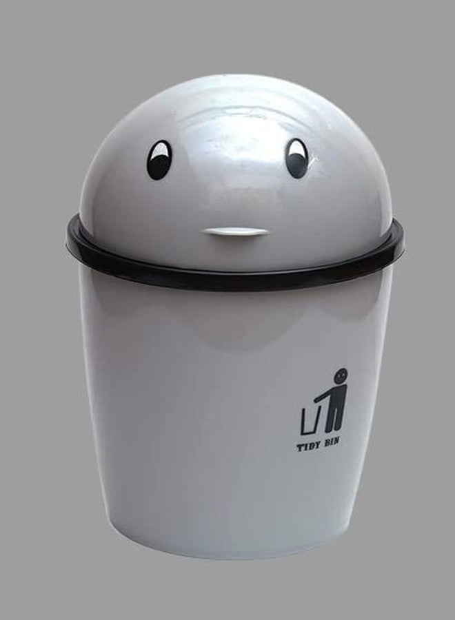 Bekner Cute Penguin Small/Mini Dustbin With Detachable Swing Top Cartoon - Plastic Mini Office/Home/Child Use Bin Plastic Dustbin (Multi-Color) (Medium-20cm Length) (Medium- 20cm Length) - Image 2